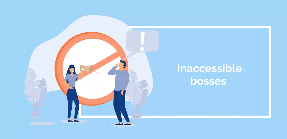 Inaccessible bosses